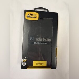 OtterBox Strada Folio Case – iPhone 8 Plus | Black (NIB)